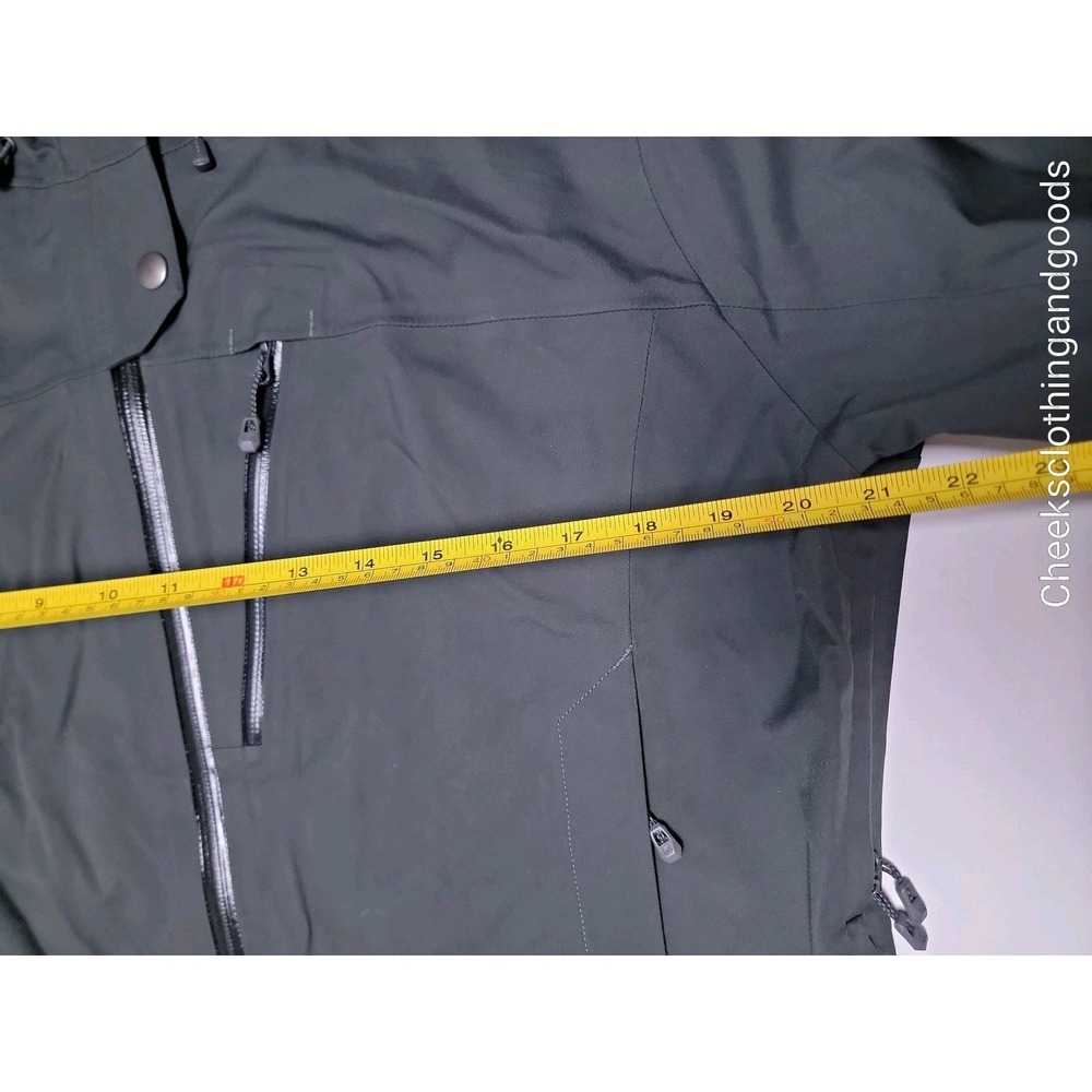 Mammut DryTech Premium Hooded Gray Waterproof Jacket Hooded Women's XL - Picture 6 of 12